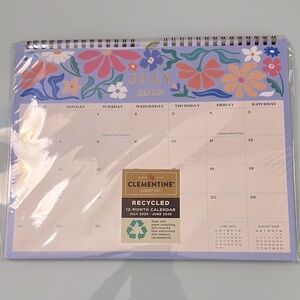NWT Clementine 12-Month Wall Calendar